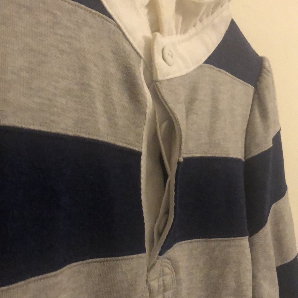 Marc Jacobs Striped Puff Sleeve Rugby Sweater - Picture 6 of 10
